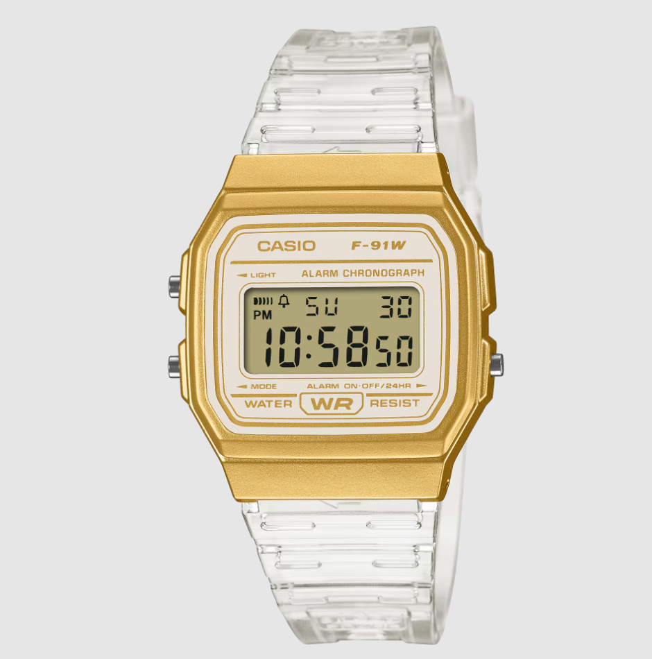 Casio Gold Digital Resin Watch - D427