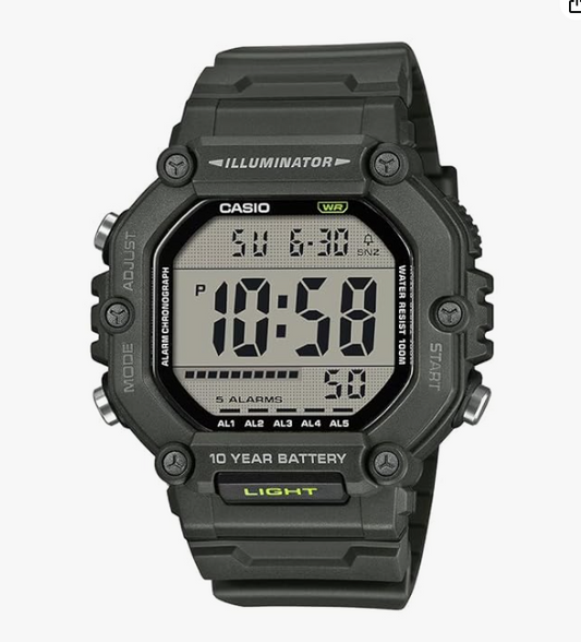 Casio AE-1600HX-3AVDF Digital Watch - D438