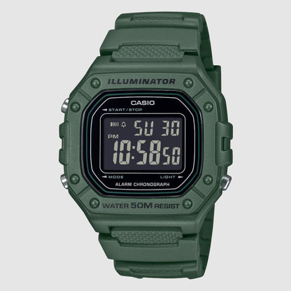 CASIO W-218H-3BV - D394 - GREEN