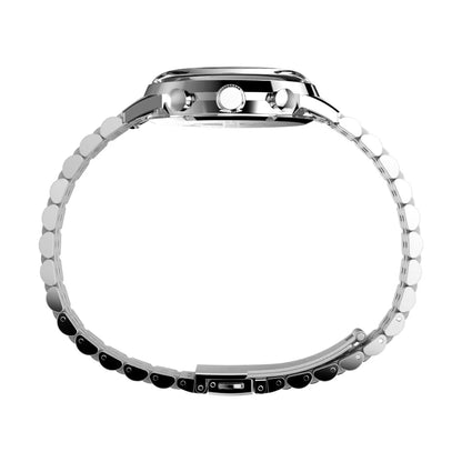 NEW Timex Marlin PANDA 42mm TWEG26704 Men Silver-Tone Analog Round Stainless Steel Watch