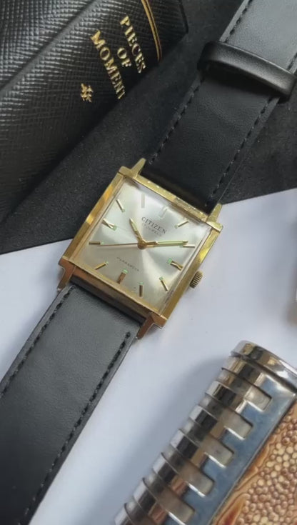 (Super Rare) 1960s Citizen Homer Square Dial (Pre-owned)