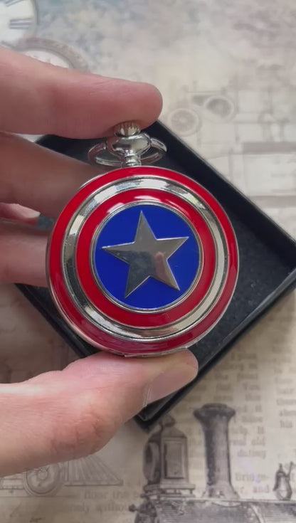 Captain America - Marvel Pocket Watch