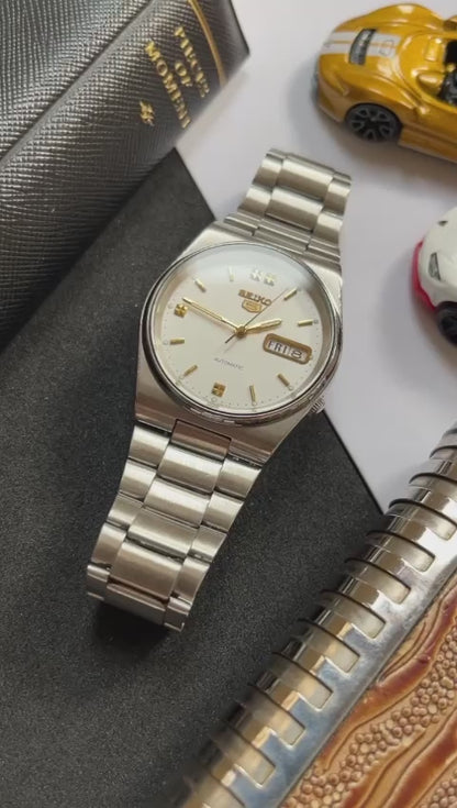 Seiko 5 White Dial (Pre Owned)