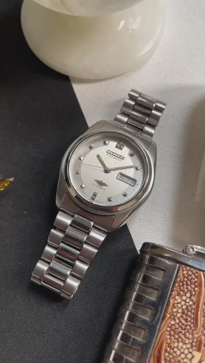 Citizen Silver Patterned Dial (Pre-owned)