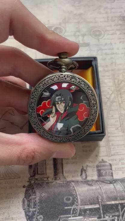 Itachi - Naruto Anime Pocket Watch