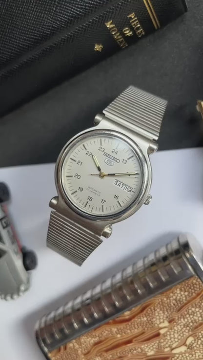 (Rare) Seiko 5 Grey Dial (Pre Owned)