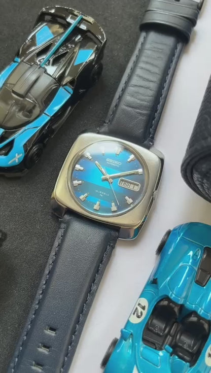 (Super Rare) 1970s Seiko 5 Blue TV Dial (Pre Owned)