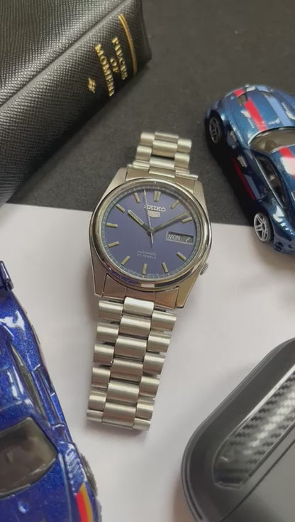 (Super Rare) 1974 Seiko 5 Vintage Blue Dial (Pre-owned)