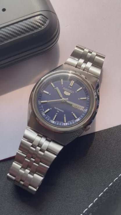 (Super Rare) 1991 JDM Seiko 5 Blue Dial (Pre Owned)