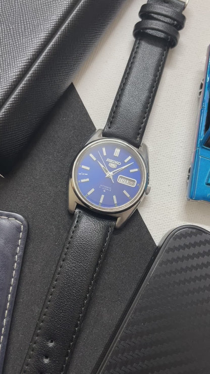 Seiko 5 Blue Sunburst Dial (Pre Owned)