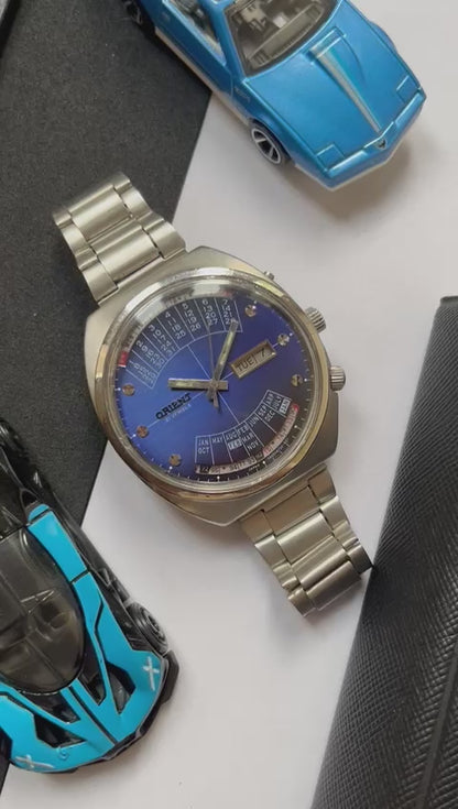 (Super Rare) Orient Calendar Blue Gradient Dial (Pre Owned)