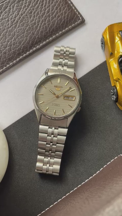 Seiko 5 - Grey Lined Dial (Pre Owned)