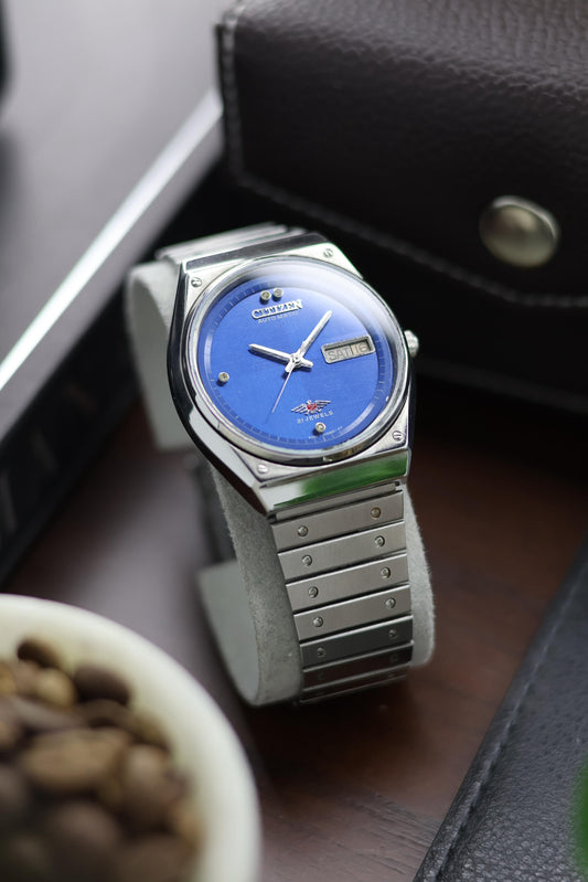 Citizen Eagle 7 Blue Dial - Automatic Vintage Watch (Pre Owned) - A65