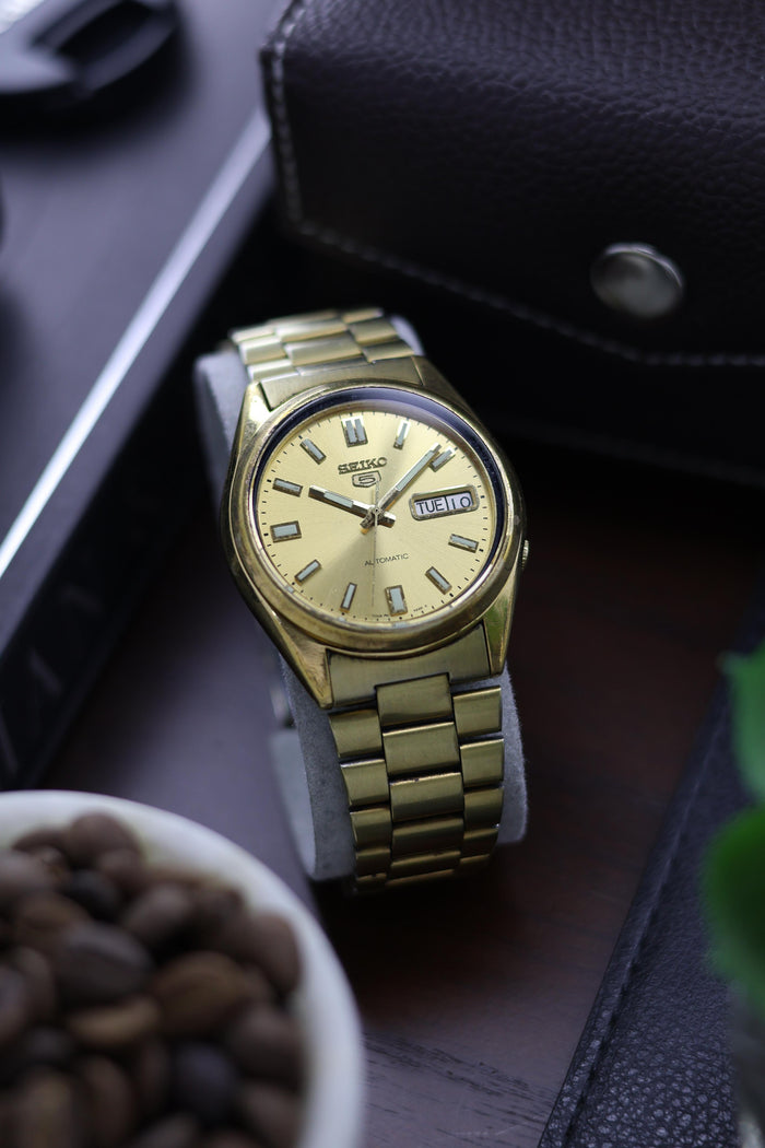 1984 Seiko 5 Champagne Dial - Automatic Vintage Watch (Pre Owned) - A195