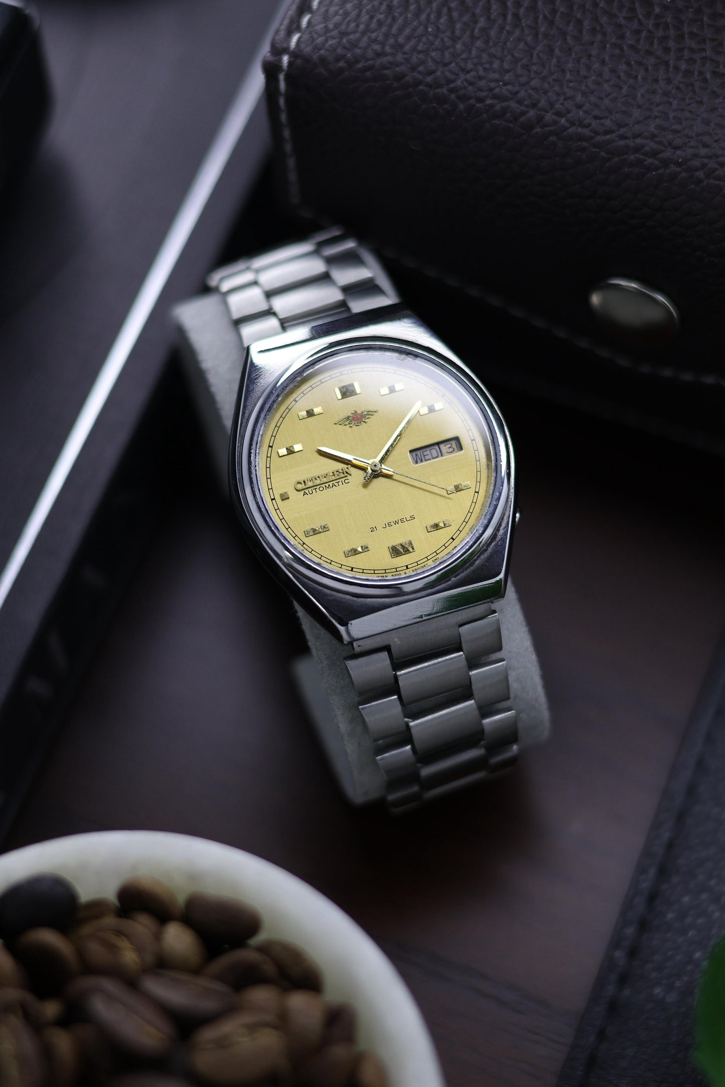 Citizen Eagle 7 Gold Motif Dial - Automatic Vintage Watch (Pre Owned) - A60