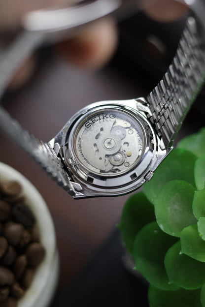 Seiko 5 Champagne Dial With Glass Back - Automatic Vintage Watch (Pre Owned) - A193