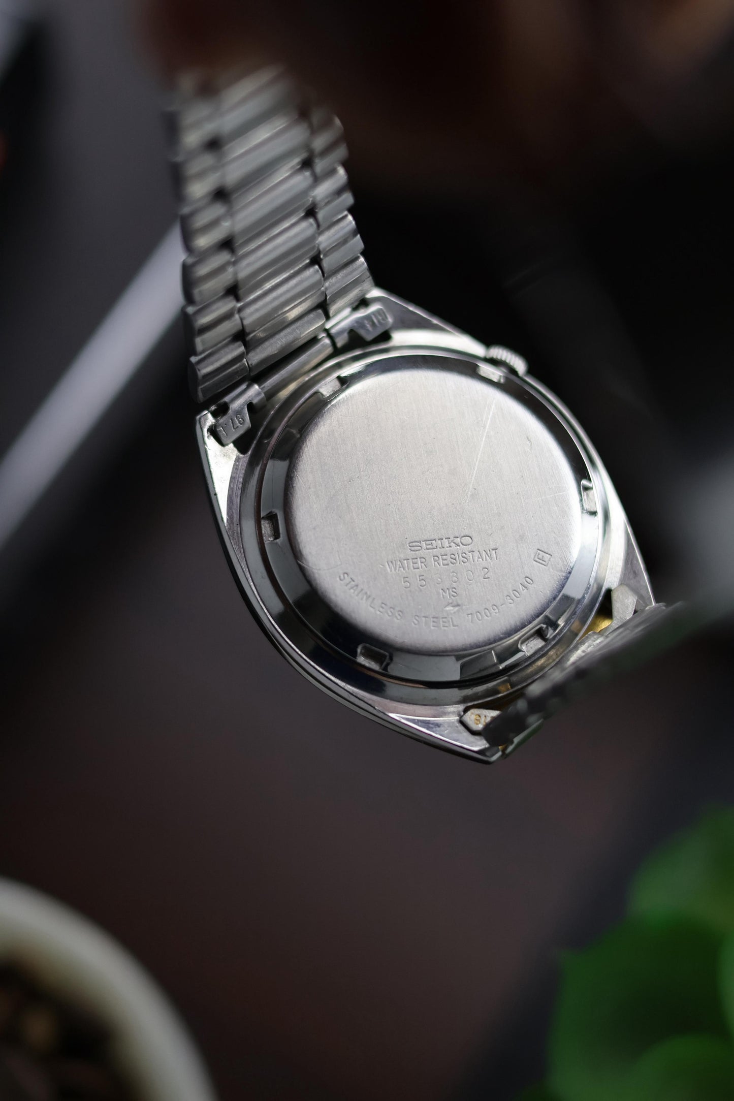 (Super Rare) 1985 Seiko 5 Black Textured Dial - Automatic Vintage Watch (Pre Owned) - A68