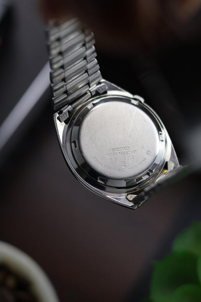 (Super Rare) 1985 Seiko 5 Black Textured Dial - Automatic Vintage Watch (Pre Owned) - A68