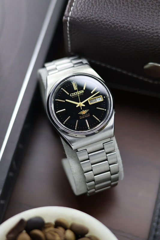Citizen Eagle 7 Black Dial - Automatic Vintage Watch (Pre Owned) - A95