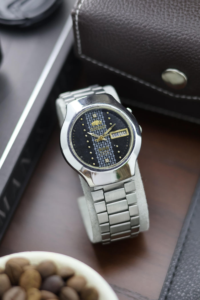 Orient Tri-Star Crystal Motif Dial - Automatic Vintage Watch (Pre Owned) - A218